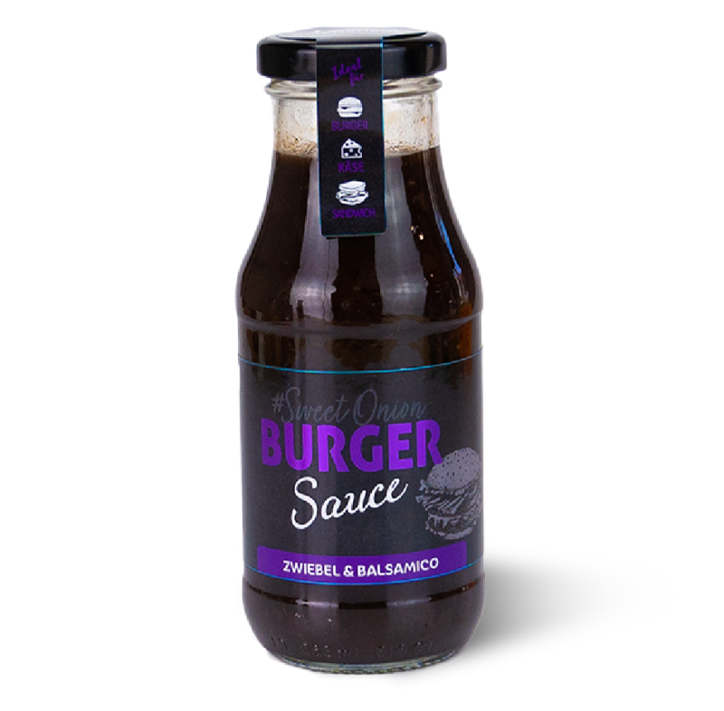 Burgersoße/Grillsoße Zwiebel-Balsamico